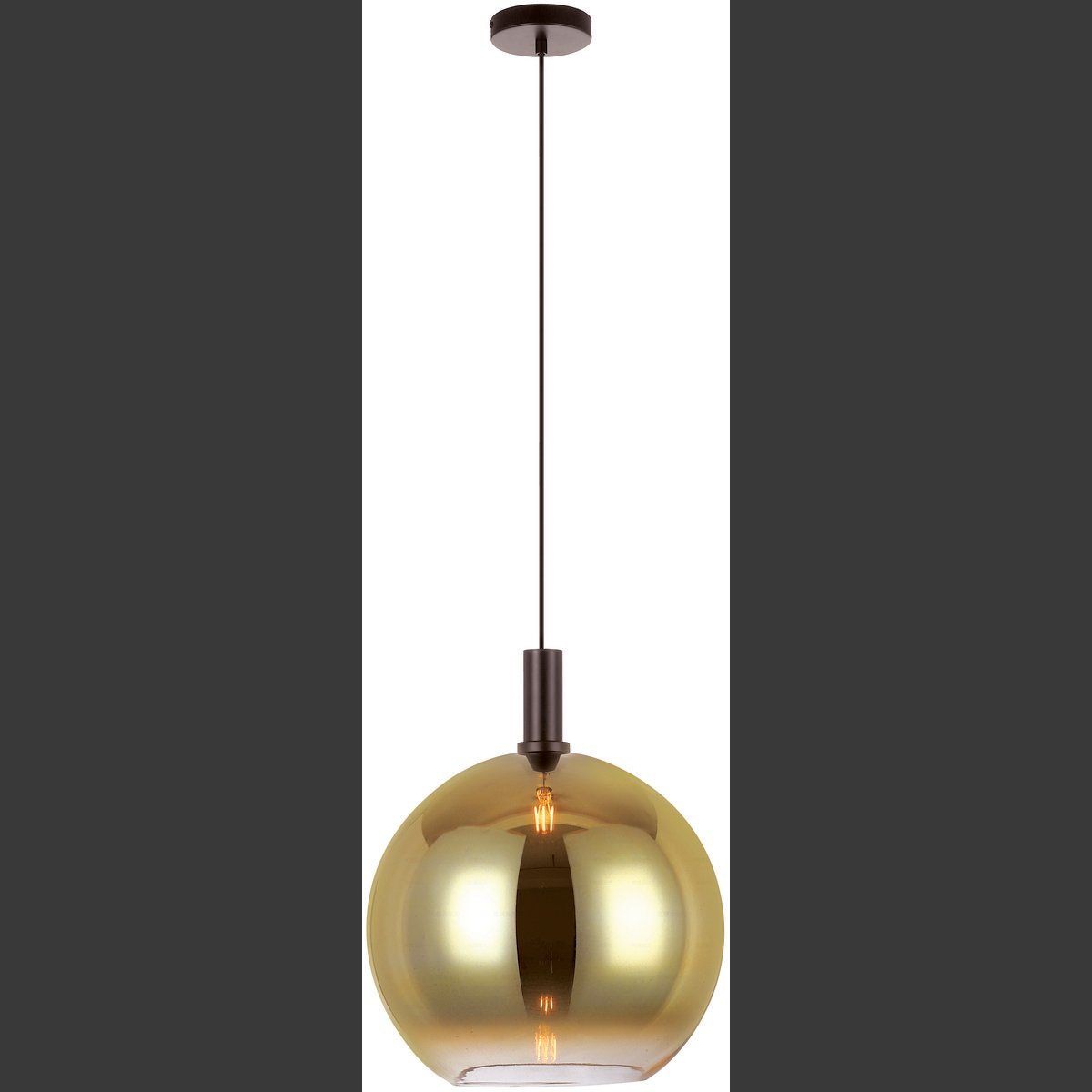 Hanglamp - 40 cm - goud