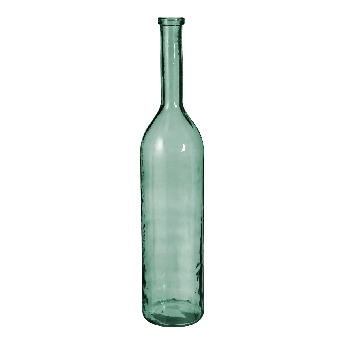 Rioja Bottle Vase - H100 x Ø21 cm - Recycled Glass - Green