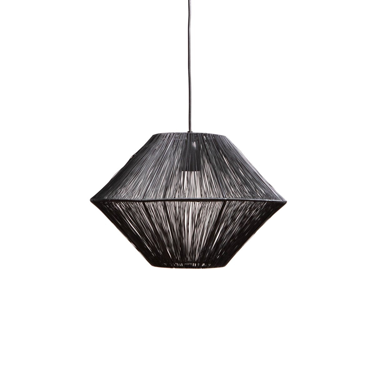 Hanging lamp CHARLY matt black Ø40x27cm