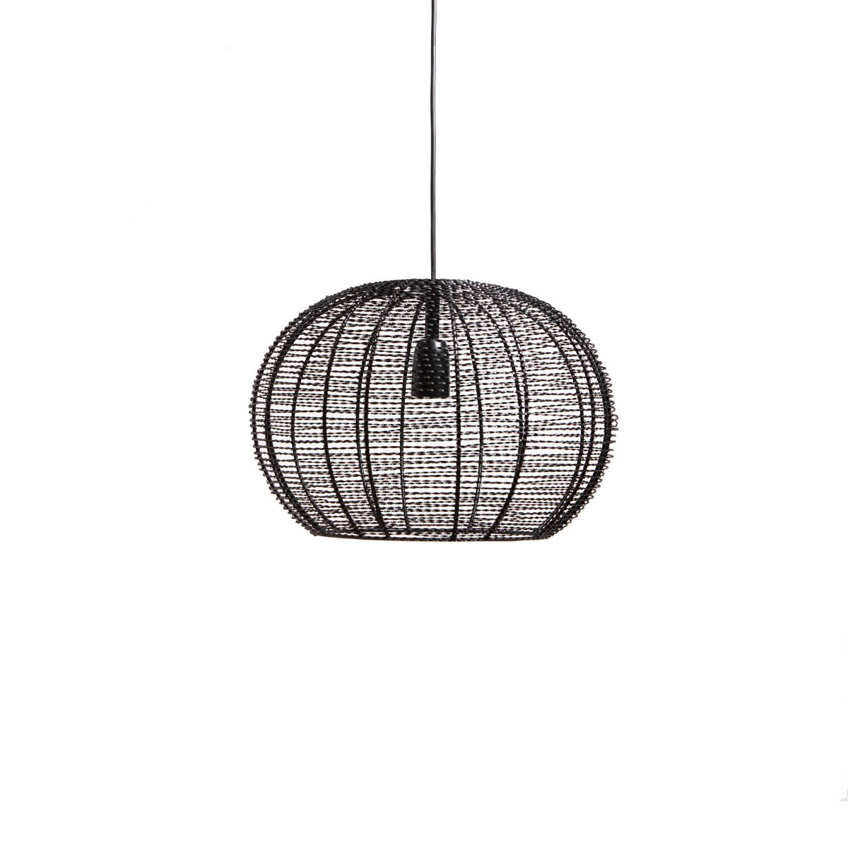 Hanging lamp LUCAS matt black Ø40x28cm