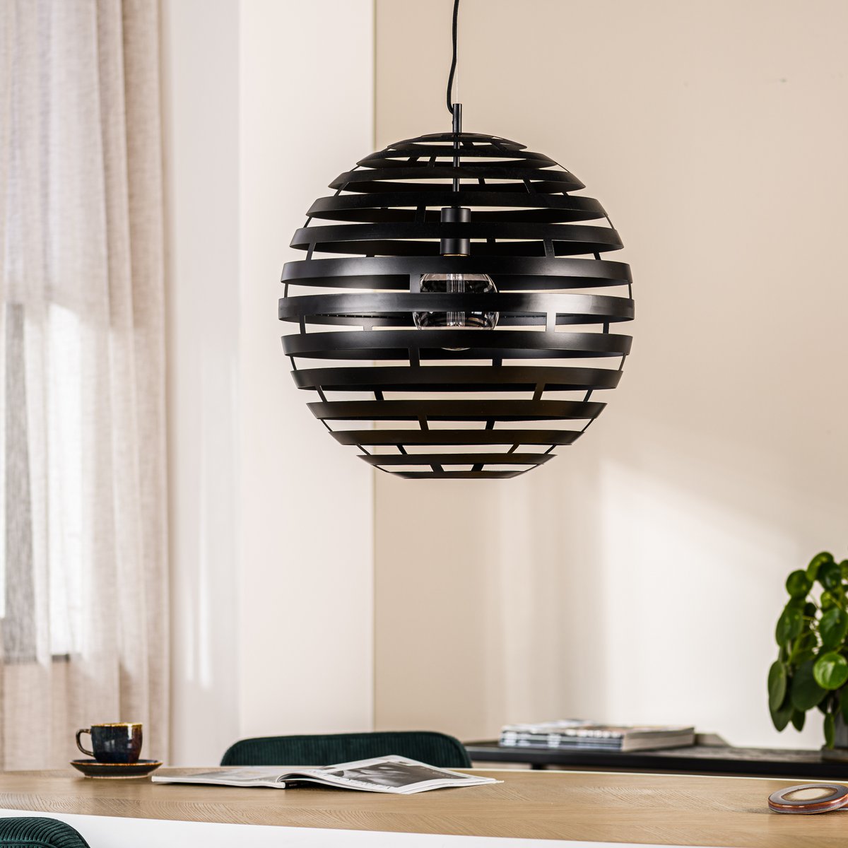 Hanglamp - 50 cm - zwart