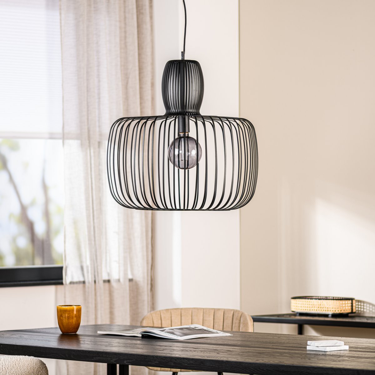 Hanglamp - 55 cm - zwart