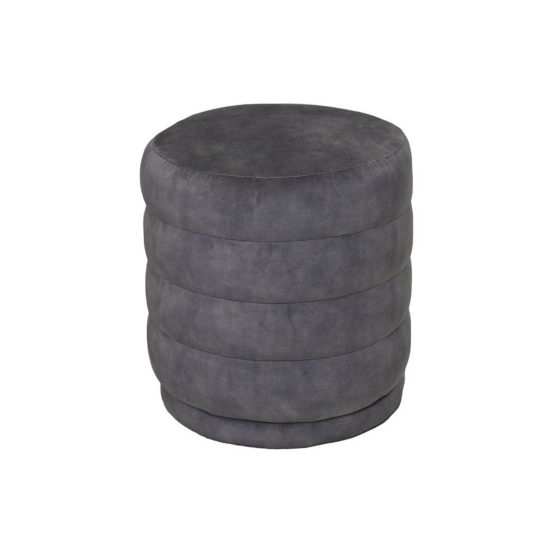 Poof Rings - 45x45x40 - Dolphin Grey - Adore 180 - Velvet