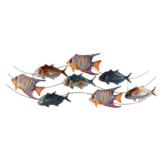 Acht verschillende tropische vissen