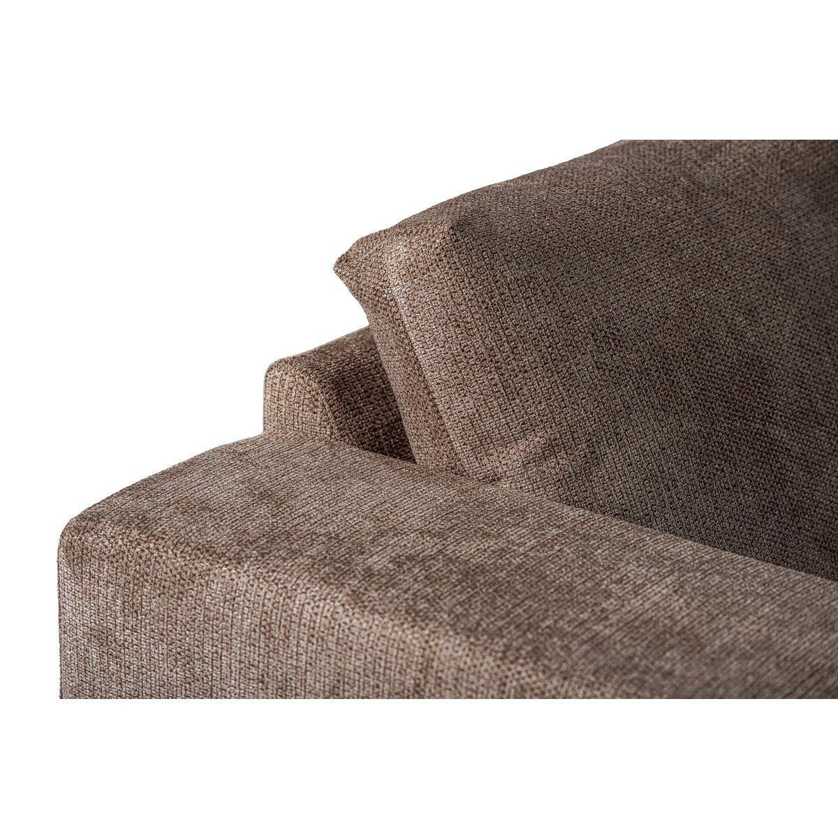 3 seater corner right, fabric Lord 35, E520 taupe