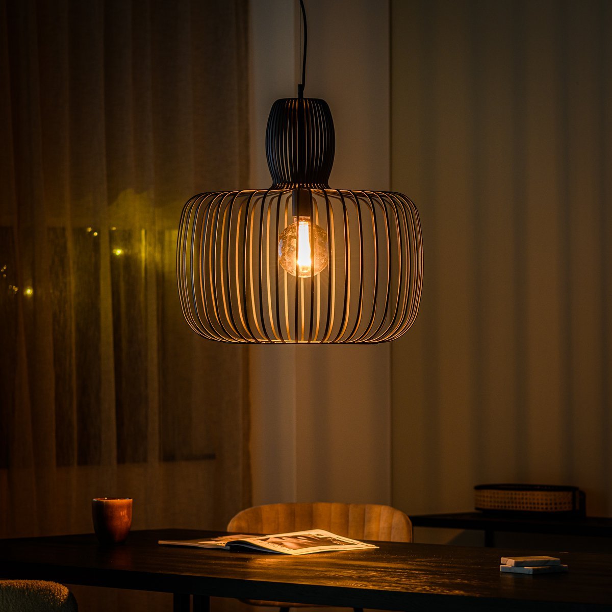 Hanglamp - 55 cm - zwart