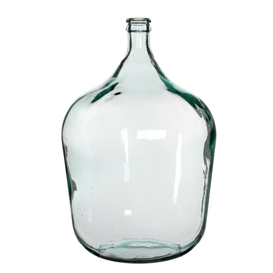 Diego Bottle Vase - H56 x Ø40 cm - Recycled Glass - Transparent