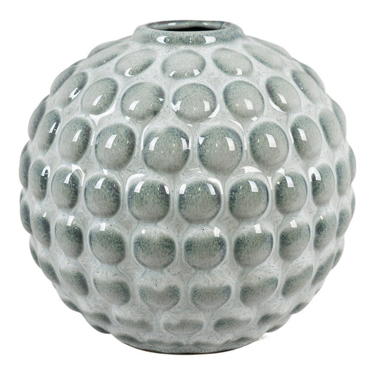 Vase - Vase in ceramic, blue, Ø15x14,5 cm
