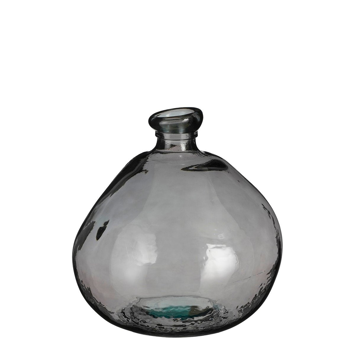 Pinto Vase - H33 x Ø33 cm - Recycled Glass - Anthracite