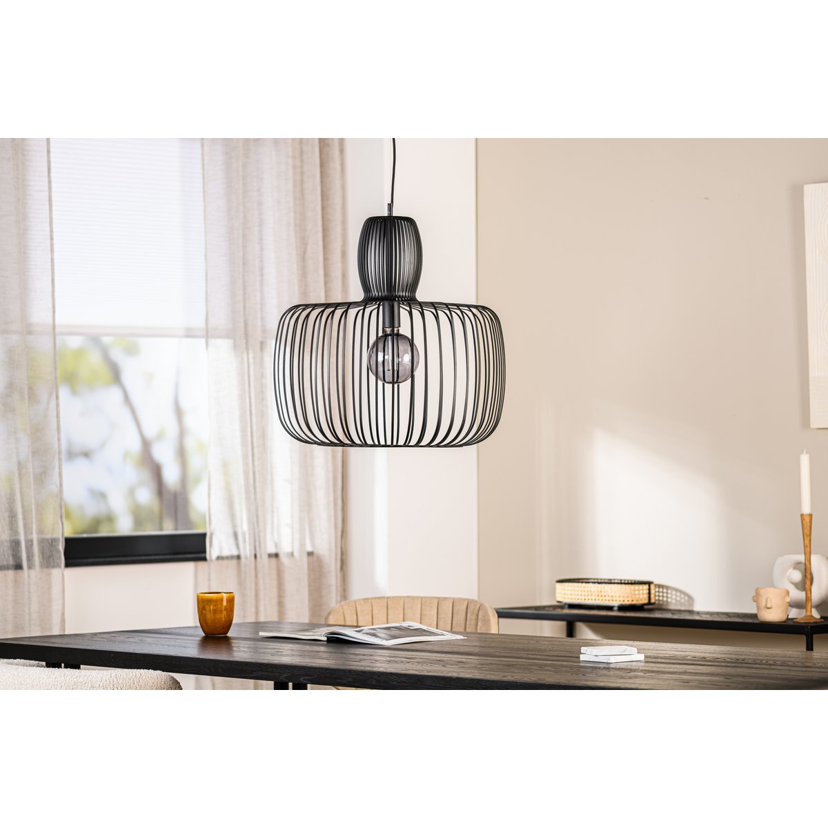 Hanglamp - 55 cm - zwart