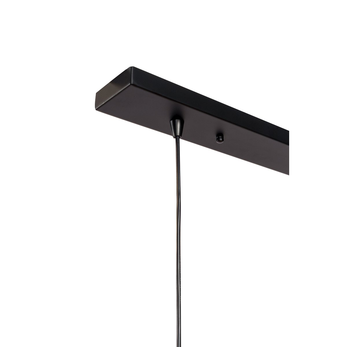 Hanglamp - 5-lichts - zwart, staal